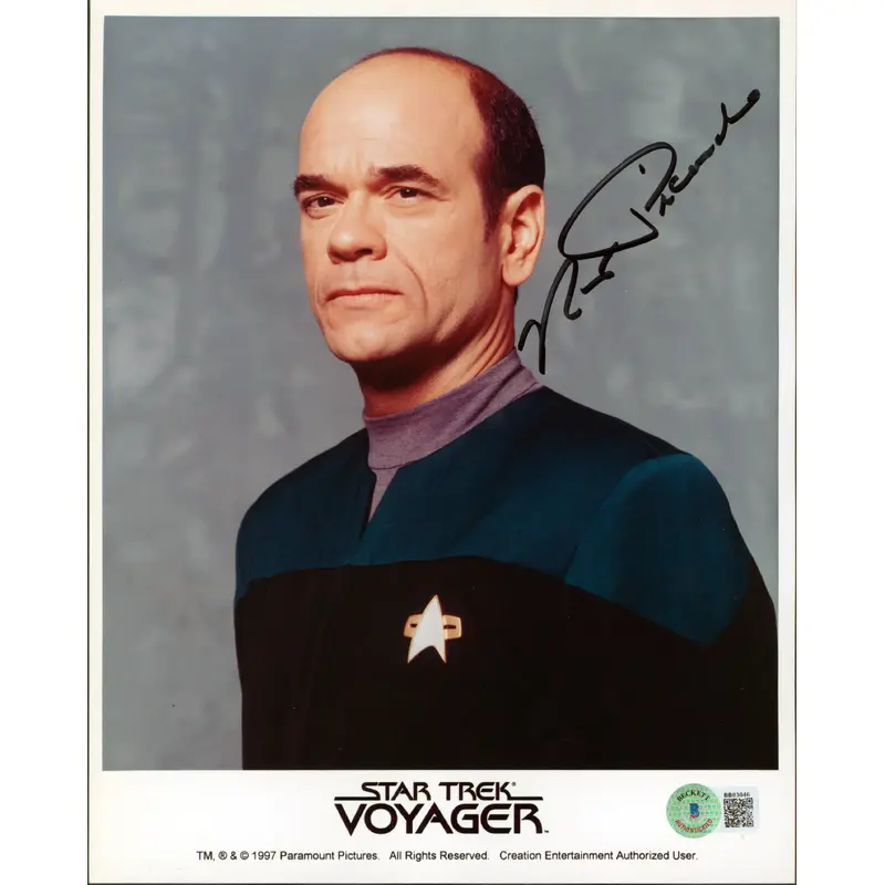 Robert Picardo Star Trek Voyager Authentic Signed 8x10 Promo Photo  BAS #BB83046