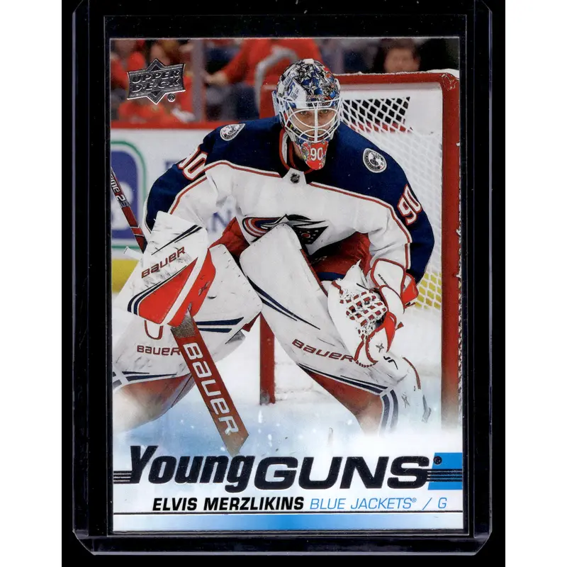2019-20 Upper Deck - Young Guns - Elvis Merzlikins #466 RC