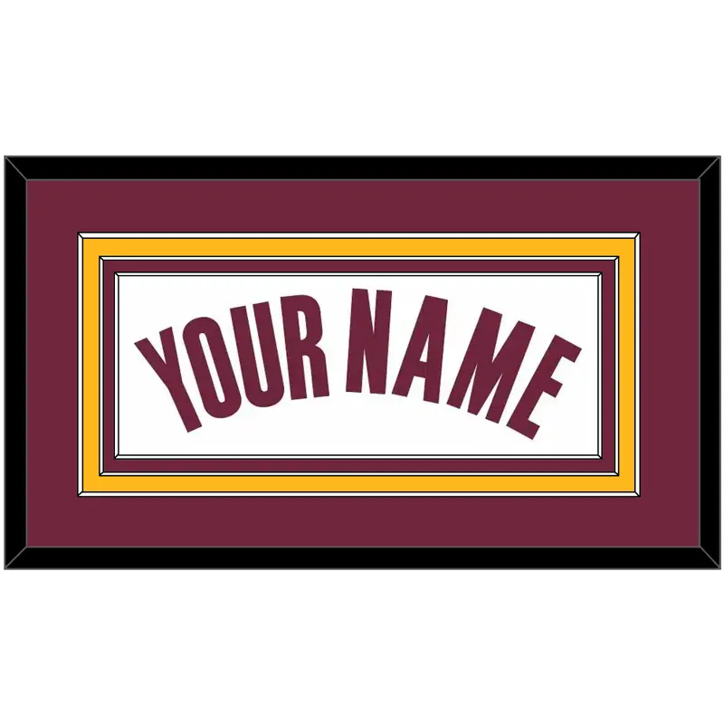 Cleveland Name - Home White (2010-2017) - Triple Mat 2