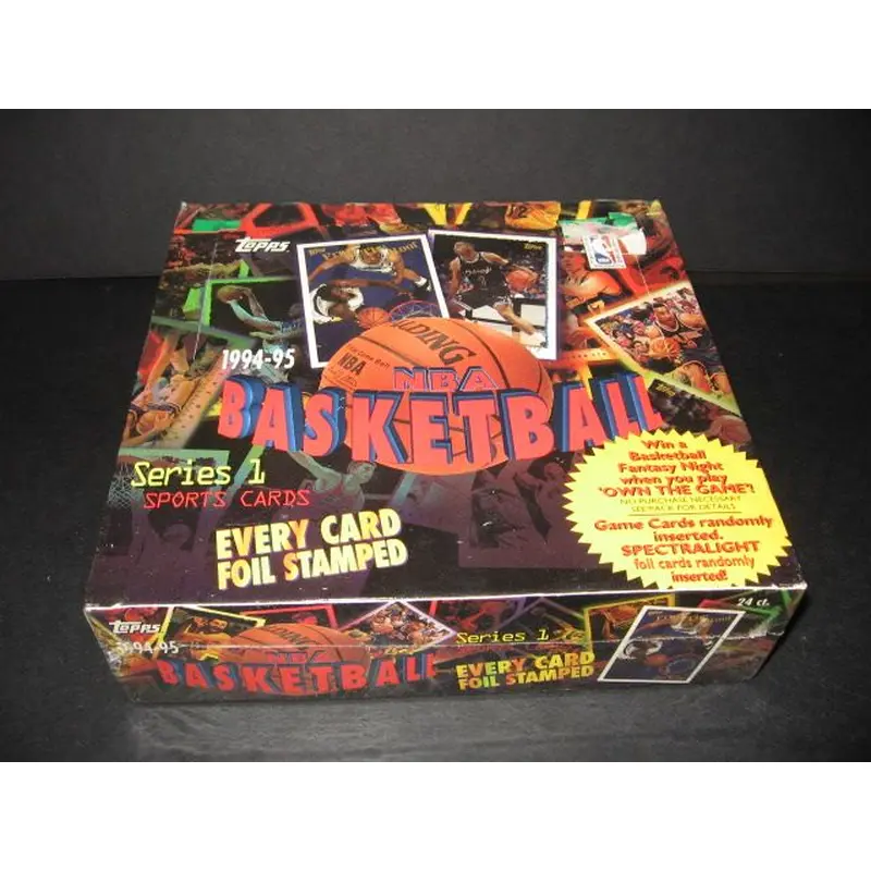 1994/95 Topps Basketball Series 1 Jumbo Box (24/24)