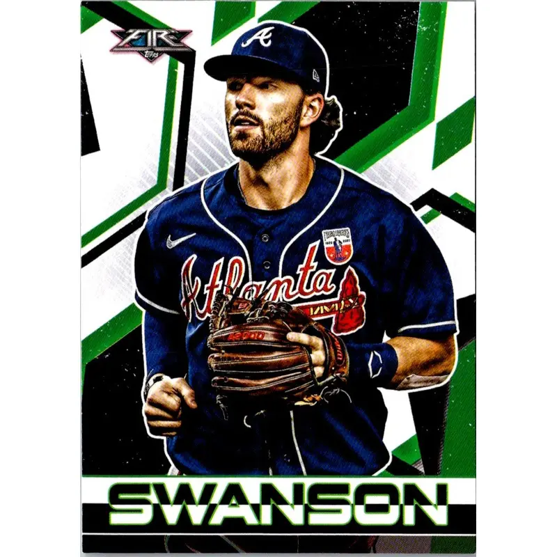 2021 Topps Fire Dansby Swanson #3