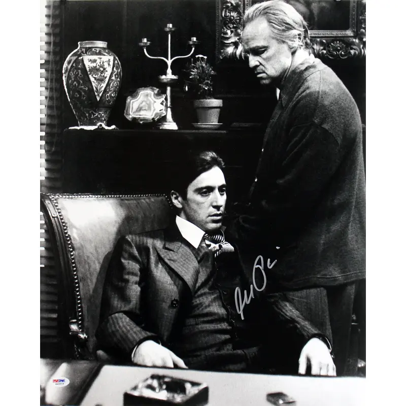 Al Pacino Godfather  Signed Authentic 16X20 Photo W/ Brando PSA ITP