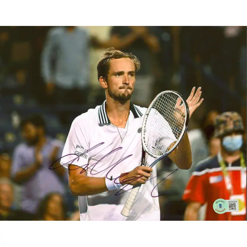 Daniil Medvedev Authentic Signed 8x10 Photo Autographed BAS #BG82404