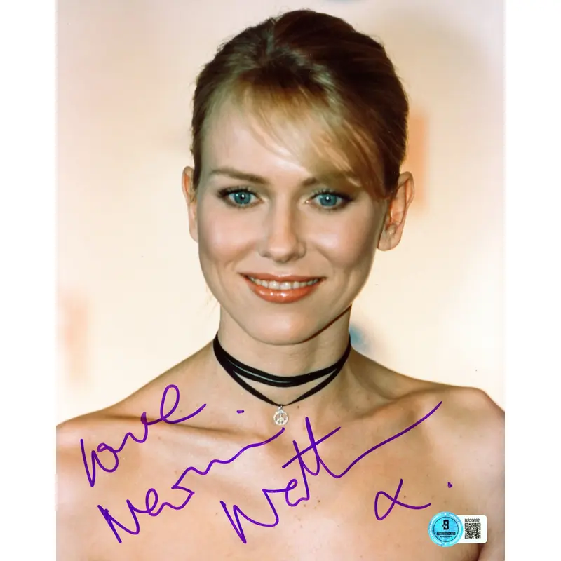 Naomi Watts King Kong "Love" Authentic Signed 8x10 Vertical Photo BAS #BS20692