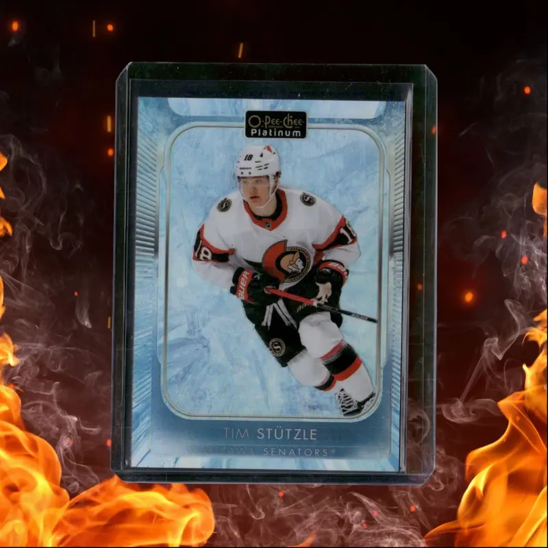 2021-22 O-Pee-Chee Platinum Tim Stutzle Arctic Freeze 75/99 #5
