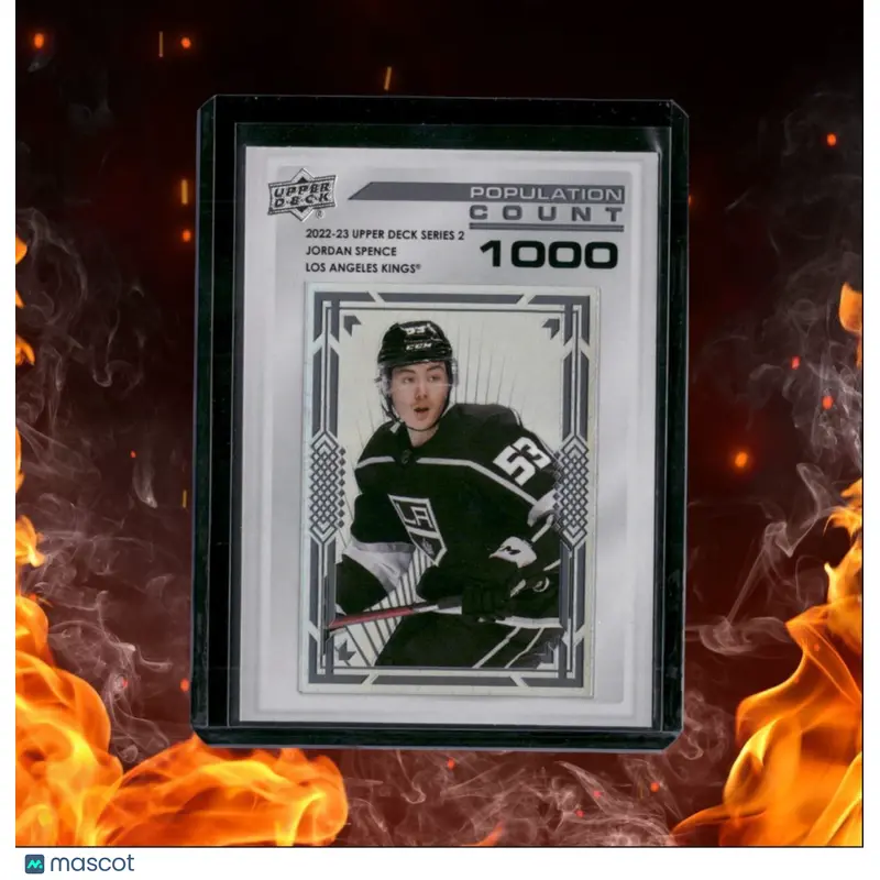 2022-23 Upper Deck Jordan Spence Population Count 1000 Rookie #PC-36