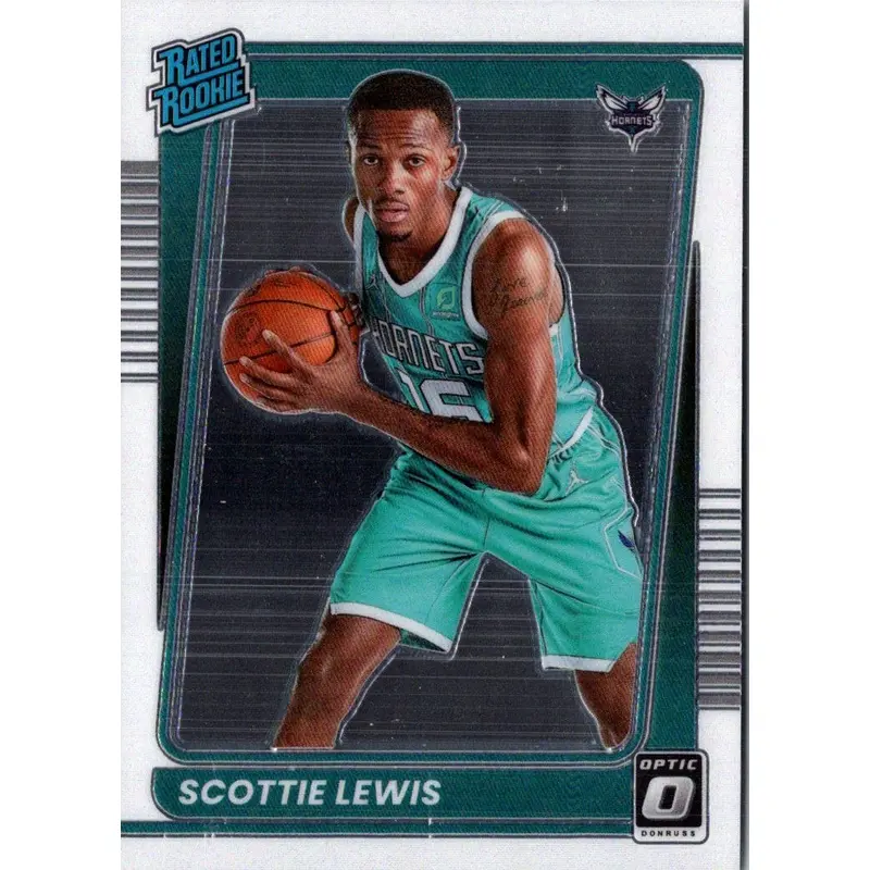 2021 Donruss Optic Blue Scottie Lewis #196