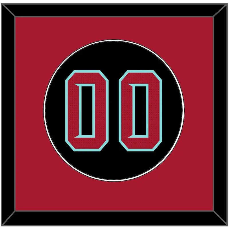 Arizona Number - Alternate Black - Single Mat 2