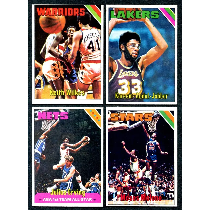 1975/76 Topps Basketball Complete Set EX EX/MT (330) (24-530)