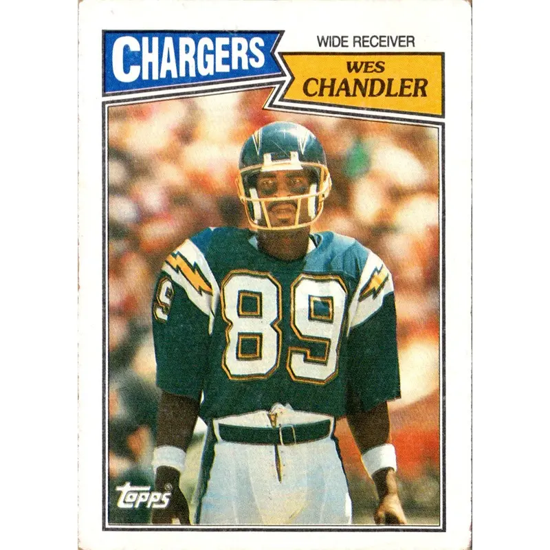 1987 Topps Wes Chandler #342
