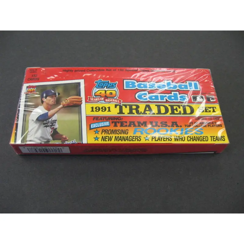 1991 Topps Baseball Traded Factory Set (Flat)