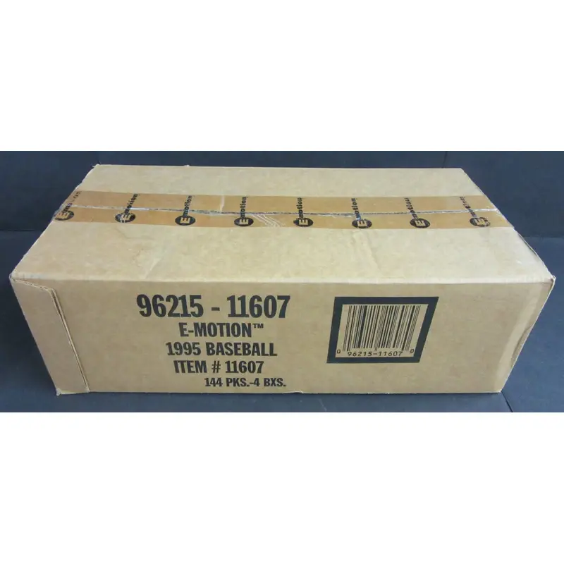 1995 Fleer Skybox Emotion Baseball Case (Hobby) (4 Box)