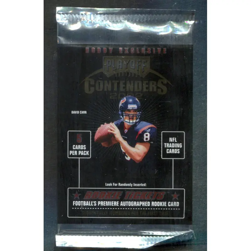 2002 Playoff Contenders Football Unopened Pack (Hobby) (5)