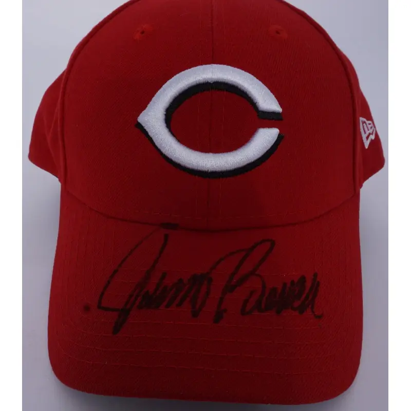 Johnny Bench Signed Cincinnati Reds Baseball Hat Beckett