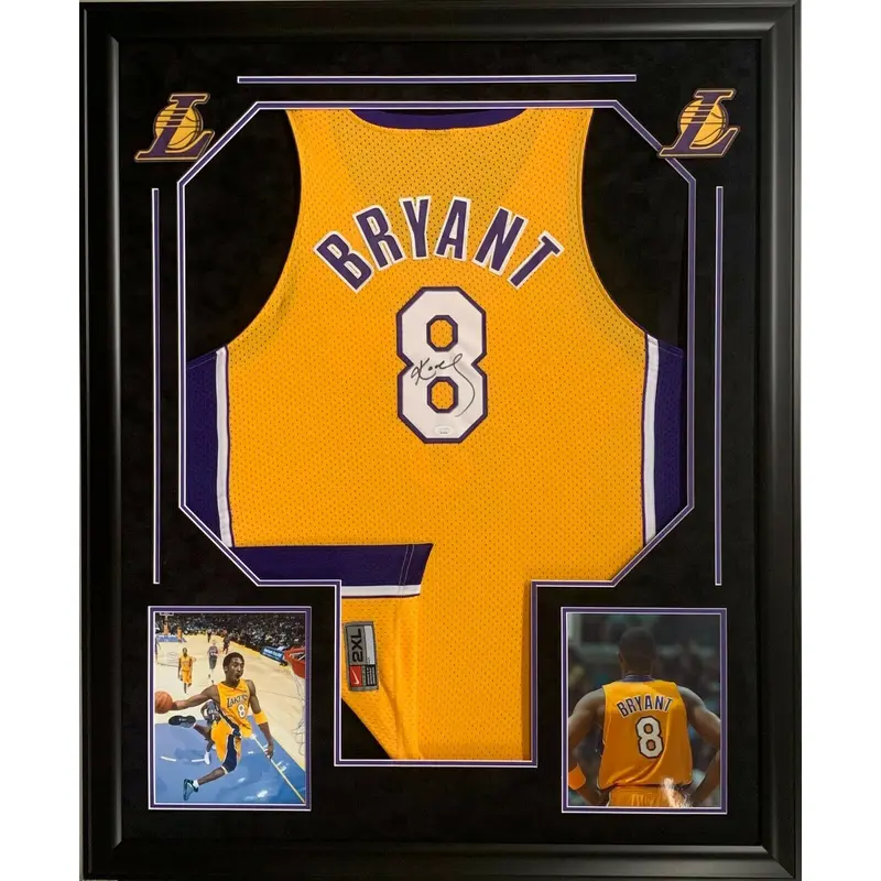 Kobe Bryant Signed Authentic Nike Los Angeles Lakers Game Jersey JSA COA Framed