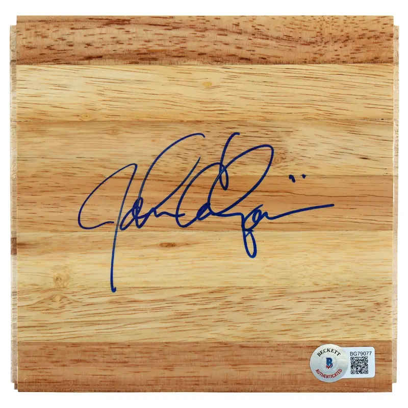 Kentucky John Calipari Authentic Signed 6x6 Floorboard Autographed BAS #BG79077