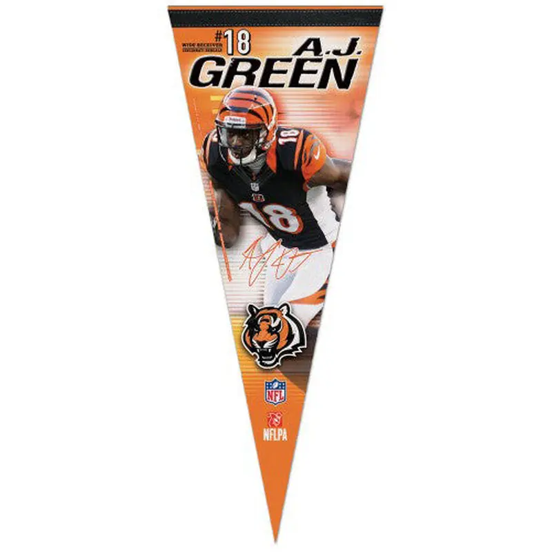 A.J. Green "Signature Series" Premium NFL Felt Collector's Pennant (2012) - Wincraft