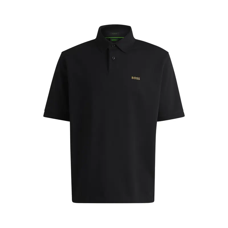 HUGO BOSS MENS POLO BLACK PAVEL 50519762001