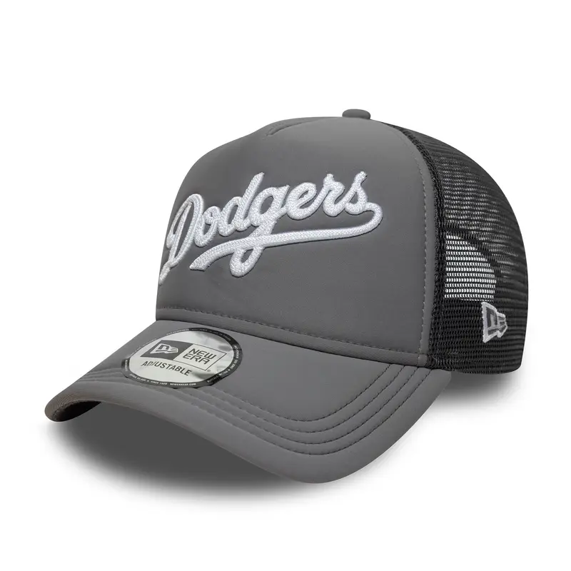 New Era - Los Angeles Dodgers - SCRIPT - Trucker Cap - Grey