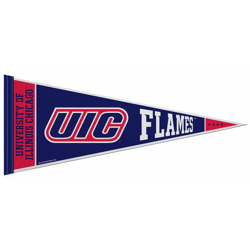 University of Illinois-Chicago UIC FLAMES Official NCAA Team Felt Pennant - Rico Inc.