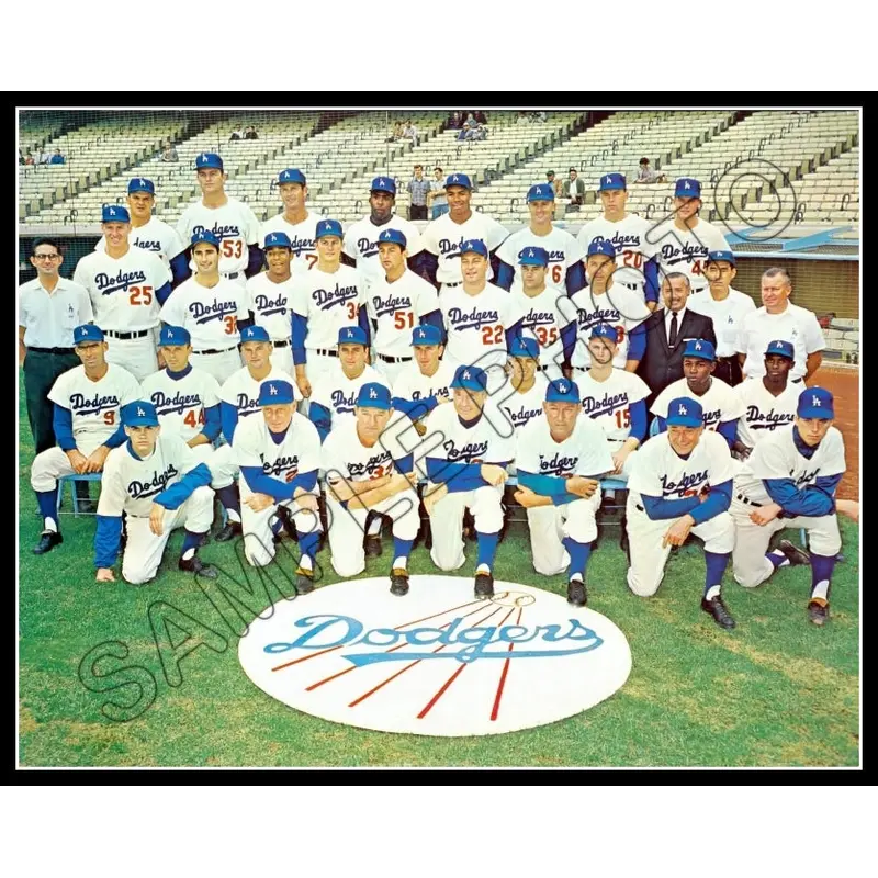 1963 Los Angeles Dodgers 11X14 Photo - Koufax Drysdale World Series Champs - 1467