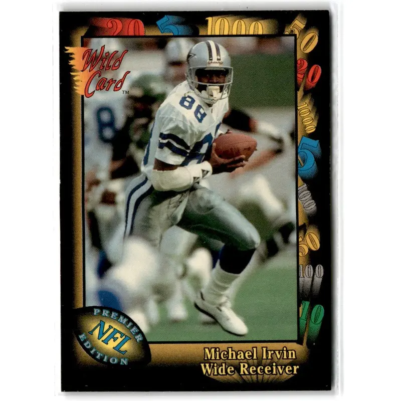 1992 Topps 1000 Yard Club Gold Michael Irvin #3
