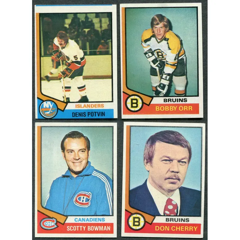 1974/75 Topps Hockey Complete Set EX NM (264) (24-636)
