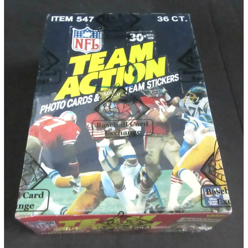 1987 Fleer Football Unopened Wax Case (12 Box)