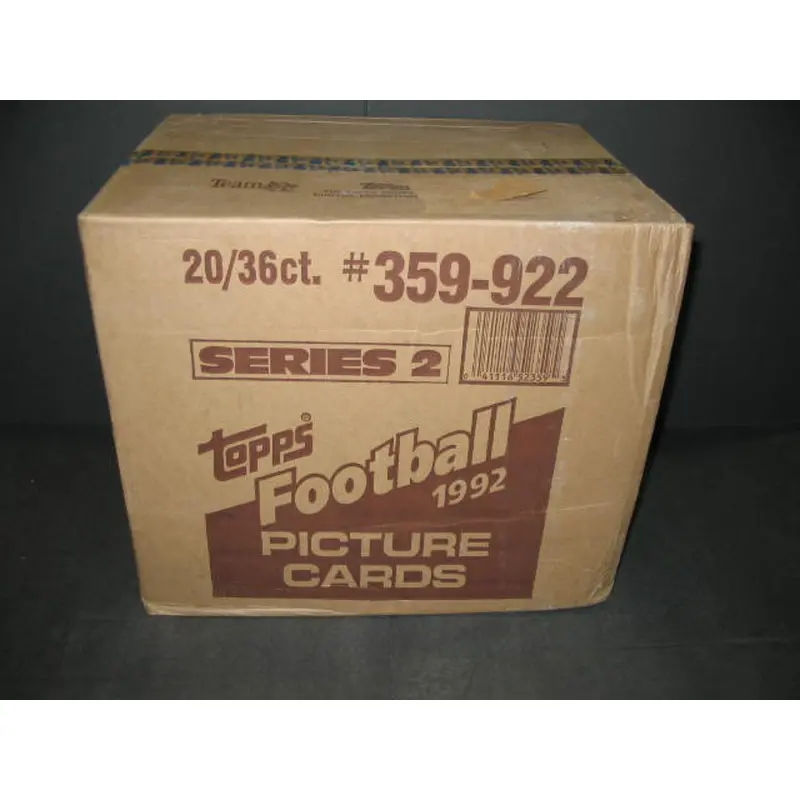 1992 Topps Football Series 2 Case (20 Box)