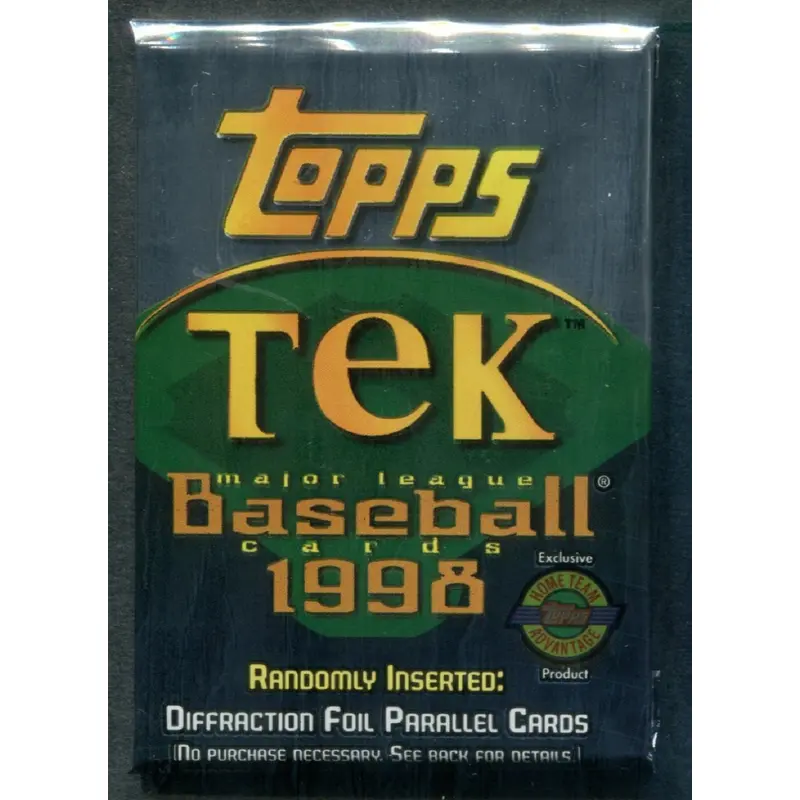 1998 Topps Tek Baseball Unopened Pack (HTA)