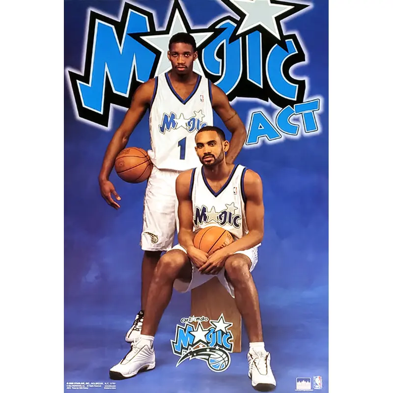 Orlando Magic "Magic Act" Poster (Tracy McGrady and Grant Hill) - Starline 2000