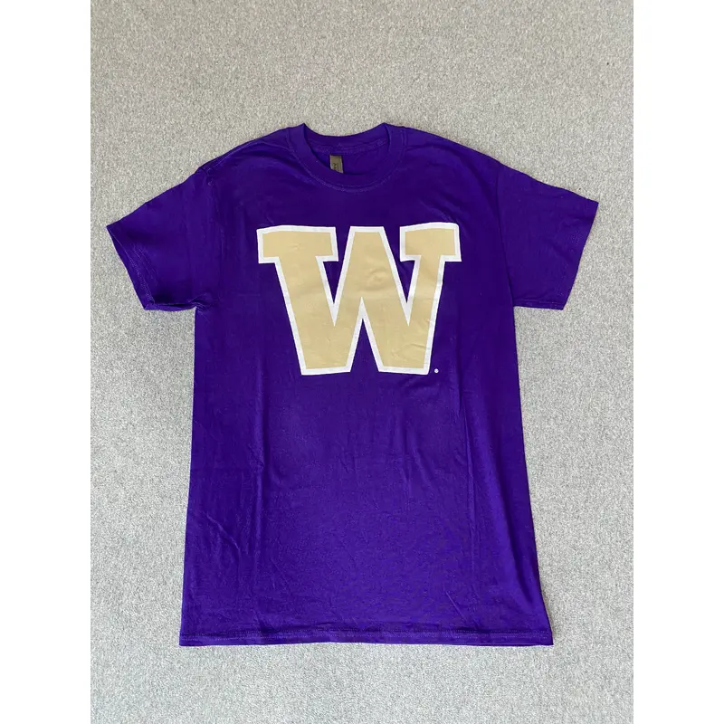 Women's Purple UW Logo T-Shirt