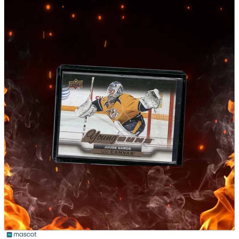 2015-16 Upper Deck Juuse Saros UD Canvas Young Guns Rookie #C219