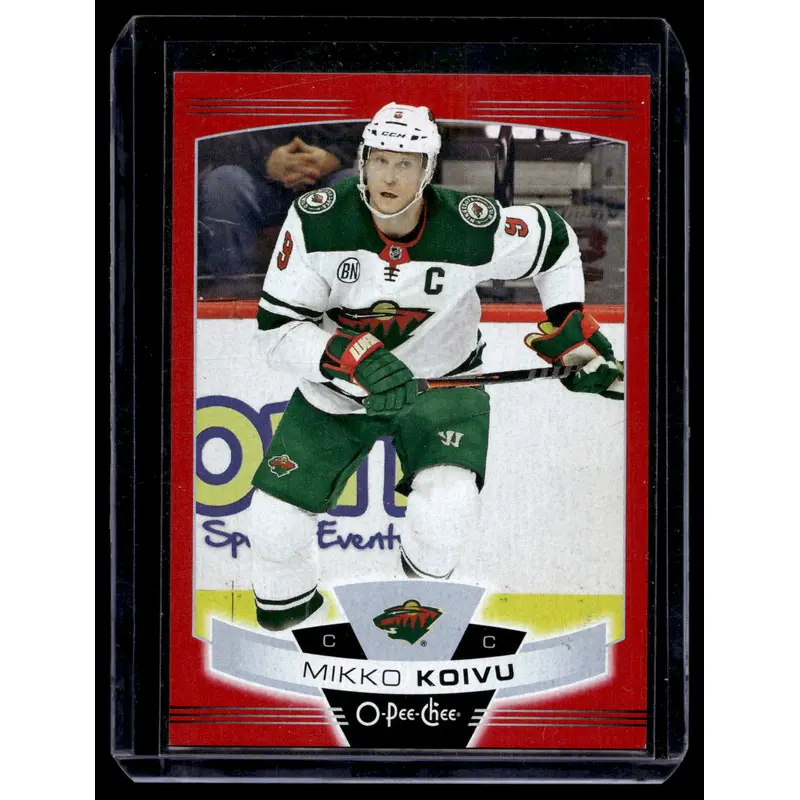 2019-20 O-Pee-Chee - Wrapper Redemption Red Blank Back - Mikko Koivu #426