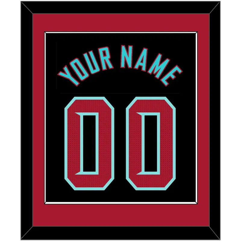 Arizona Name & Number - Alternate Black - Single Mat 2