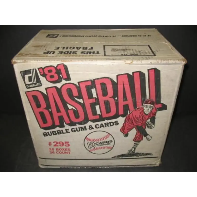 1981 Donruss Baseball Unopened Wax Case (20 Box) (Authenticate)