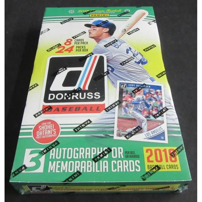 2018 Panini Donruss Baseball Box (Hobby)