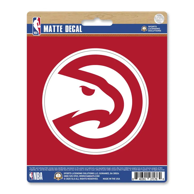 NBA - Atlanta Hawks Matte Decal