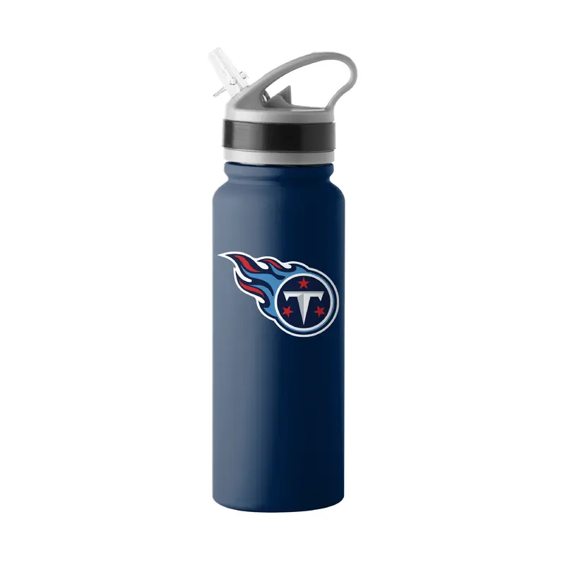 Tennessee Titans Logo 25oz Stainless Single Wall Flip Top Bottle