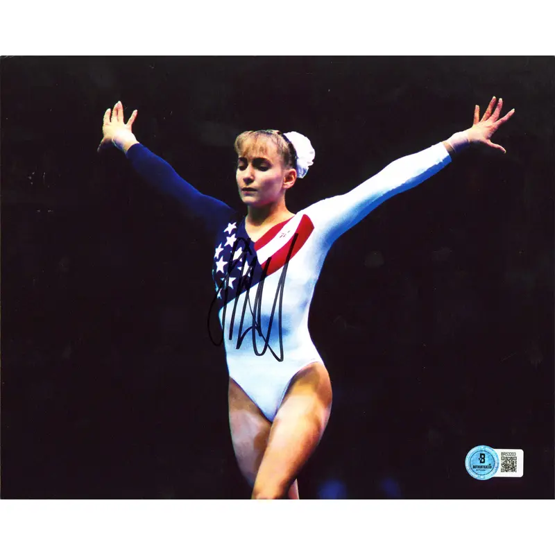 Shannon Miller Authentic Signed 8x10 Horizontal Photo Autographed BAS #BR53203