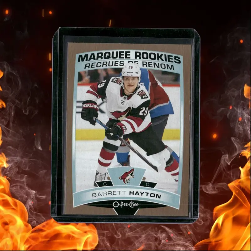 2019-20 O-Pee-Chee Barrett Hayton Gold Border Marquee Rookie #627