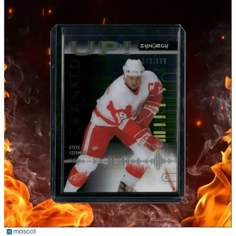 2022-23 Upper Deck Synergy Steve Yzerman Cranked Up! Green Jersey # #CU-SY
