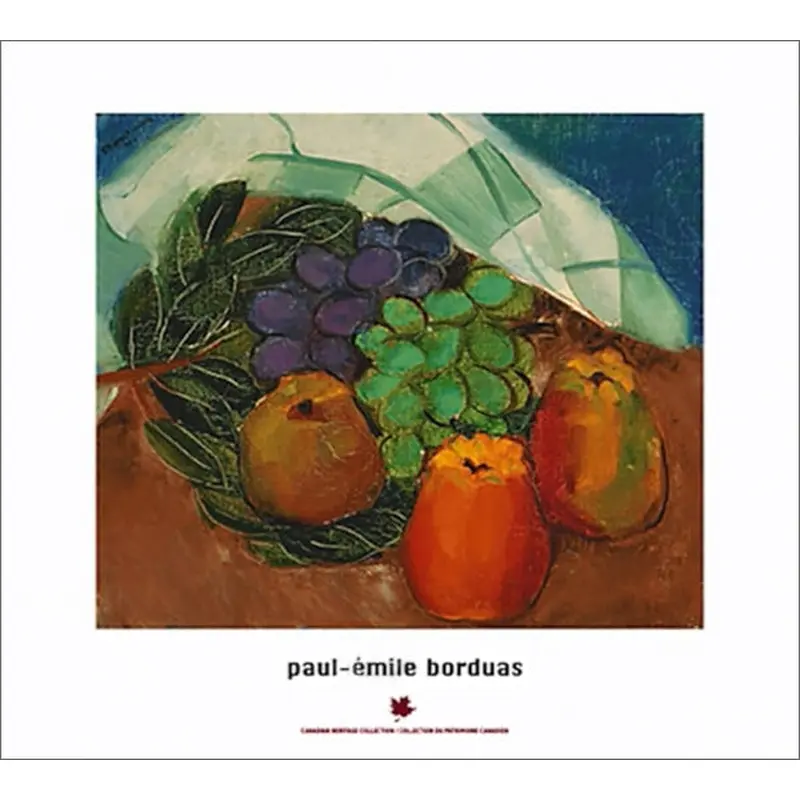 Paul-Emile Borduas "Fruits and Leaves" (1941) Art Poster Print - Eurographics Inc.