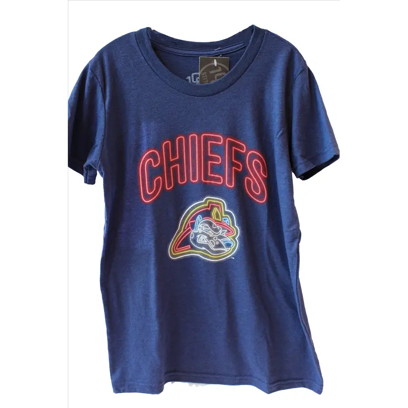 Peoria Chiefs Youth Neon Tee
