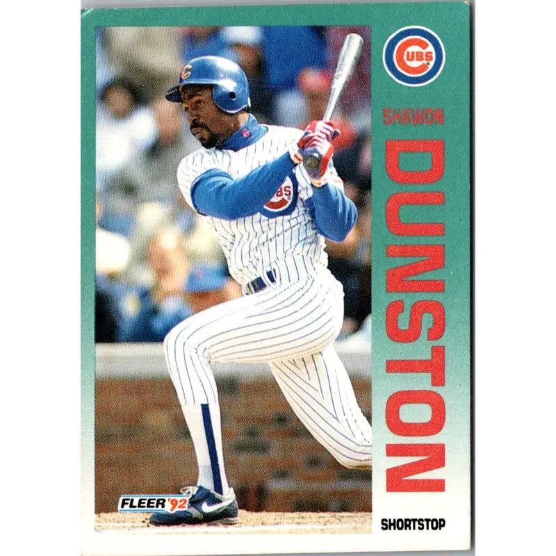 1992 Fleer Shawon Dunston #380
