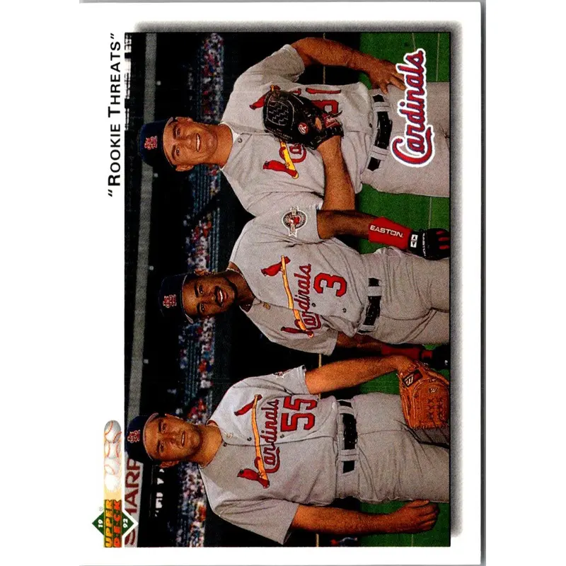 1992 Upper Deck Mark Clark/Brian Jordan/Donovan Osborne #702