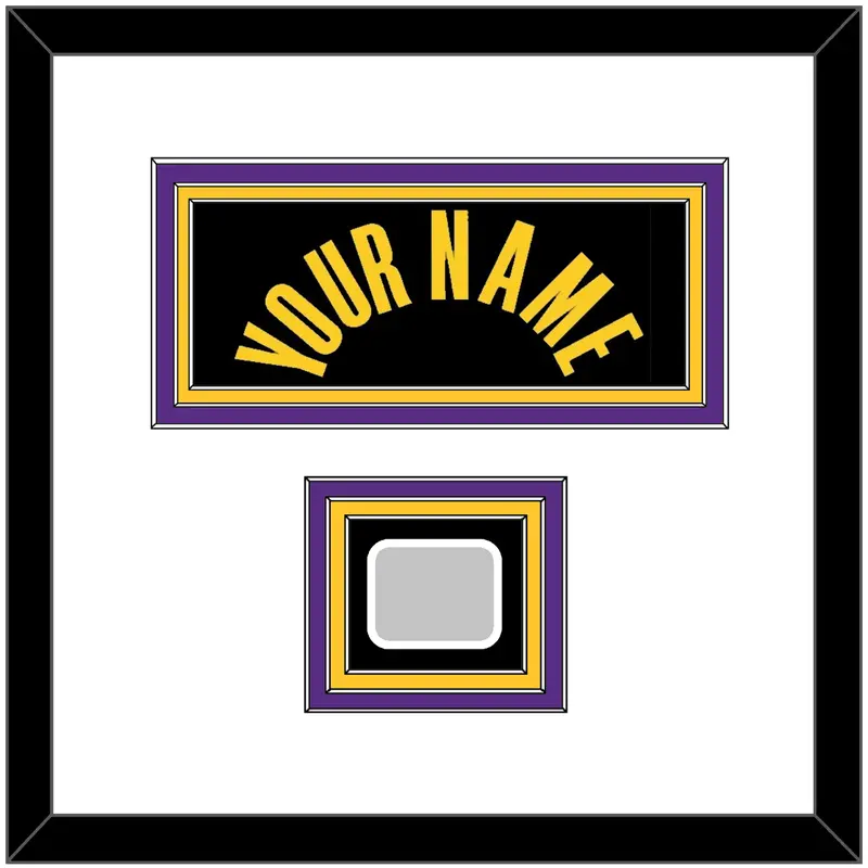 Los Angeles Name & Finals Patch - Black Mamba (2017-2018, 2020) - Triple Mat 1