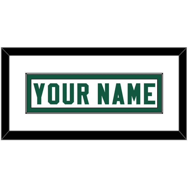 New York Nameplate - Road White (2019-2023) - Single Mat 1