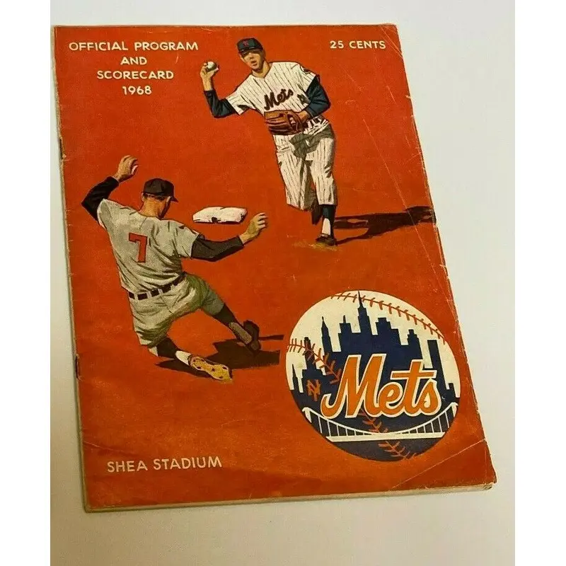 1968 New York Mets Vintage Program
