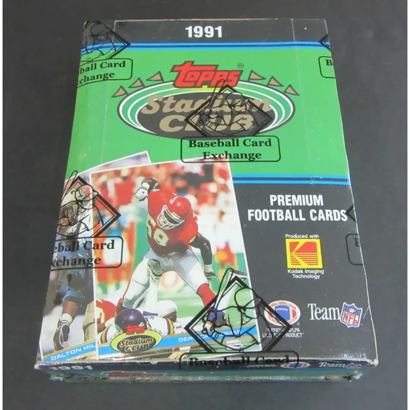 1991 Topps Stadium Club Football Unopened Box (BBCE)
